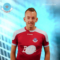 Voetbalvereniging_Scherpenzeel goal voetbal blauwwit hoofdklasse GIF