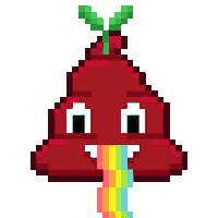 Art Shitting Sticker by Poopies.io