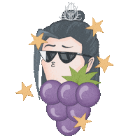 moonmonk cool sunglasses boss leader Sticker