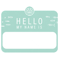 My Name Is Sticker by Poké Bar