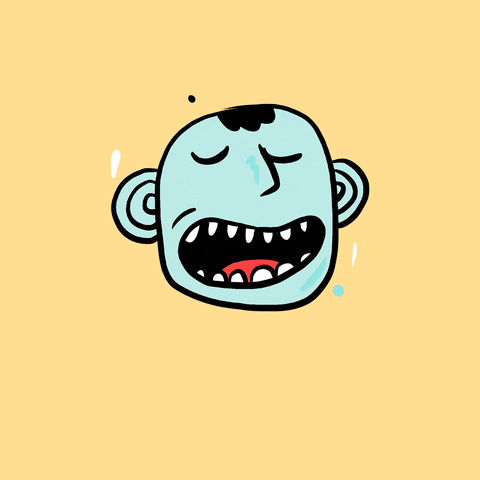 Gello_Hoodbye green face spin spinning GIF