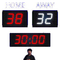 32 Away Sticker
