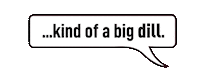 Talking Big Deal Sticker by Delic