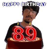 89 Years Old Sticker