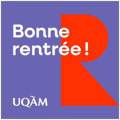 Rentrée GIF by UQAM | Université du Québec à Montréal