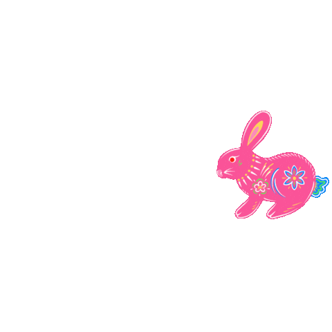 Vintage Rabbit Sticker