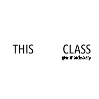 Class Ireland Sticker by Irish Socksciety
