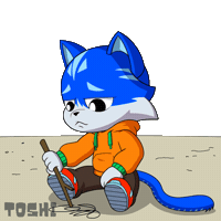 Sad Cat Sticker by Toshithecat