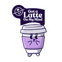 CoffeeBeanIndia love coffee latte coffeebean Sticker