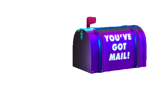 Youve Got Mail 3D Sticker by Nicole Ruggiero