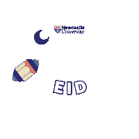 Happy Eid Sticker by Newcastle University