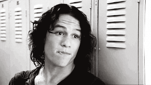 heath ledger smile GIF