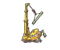 Picture Book Construction Site Sticker by Stacy McAnulty