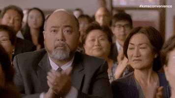 clapping yes GIF by Kim's Convenience