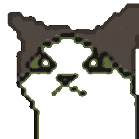 keeyum cat pixel Sticker