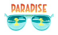 hungry palm trees Sticker