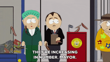 mad hair GIF by South Park 