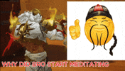 tagg3dd chinese meditate marvel rivals iron fist GIF