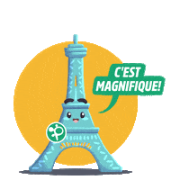 Happy France Sticker by Poliglota