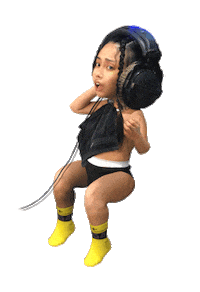 baby rap Sticker by melovemealot