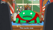 Sad The King GIF by Adult Swim