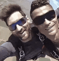 Ronaldo And Messi GIF