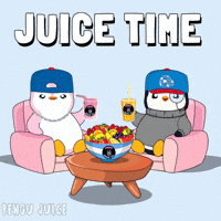 Good Morning Friends GIF by Pengu Juice Co.