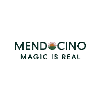 Mendo Sticker by Visit Mendocino County