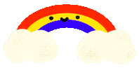 Happy Primary Colours Sticker