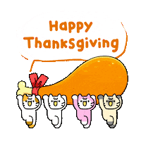 Happy Thanks Giving Sticker by Mikitti