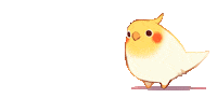 bird rolling Sticker