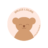 Doudou Ourson Sticker by Atelier Bombus