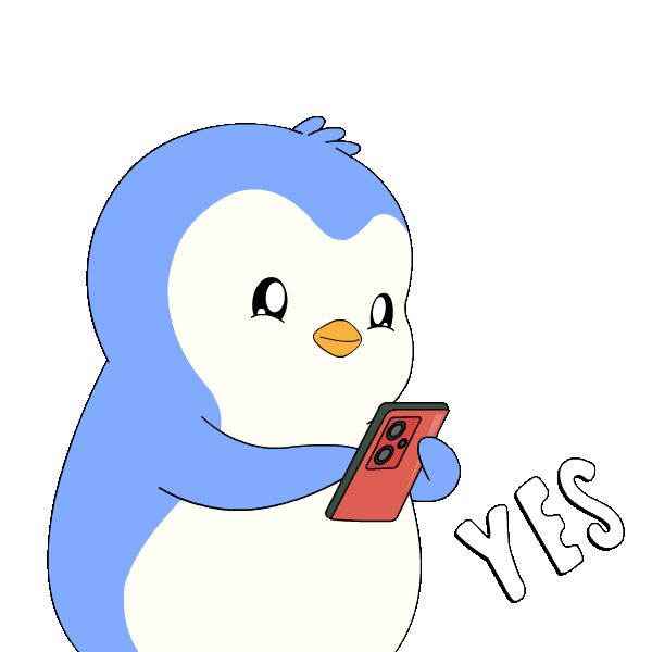 I Like It Yes Sticker by Pudgy Penguins
