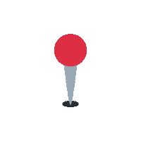 emojivid emoji point map push Sticker