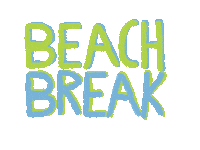 mattpidden beach sea surf break Sticker