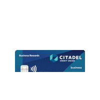 CitadelBanking swipe credit card banking credit union Sticker