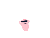 Pink Please Sticker by Vera Dement