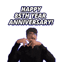 85Th Anniversary Sticker