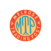 MelroseTradingPost logo spinning la los angeles Sticker