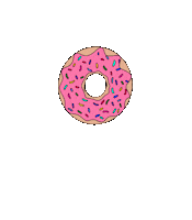 homer donut Sticker
