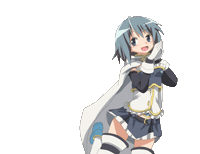 Puella Magi Madoka Magica Sakura Kyouko Sticker