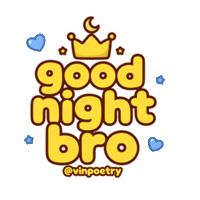 Good Night Sticker Sticker