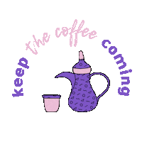 Coffee Ramadan Sticker by Nisnass