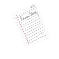 Notes Sticker by Blanq.cl