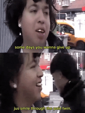 Quote Smile Through The Pain GIF