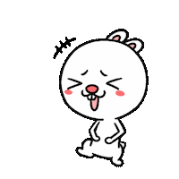 Rabbit Smile Sticker