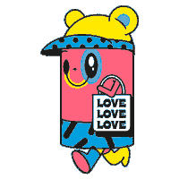 chocotoycute love amor sunshine chocotoy Sticker