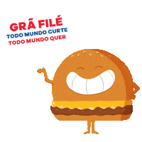 Hamburger File Sticker by Frisa