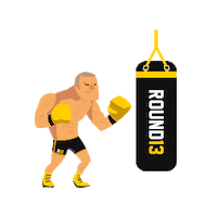 Round 13 Boxing Sticker by Money Xchange