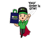 Flying The Junction Sticker by bruneihalalfoods